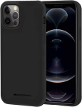 Mink&scaron;tas Mercury Jelly dėklas, skirtas iPhone 16 Pro Max 6,9, juodas