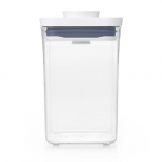 Kvadratinis žemas maisto laikymo indas 1,0 l OXO Good Grips POP