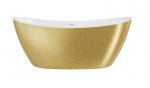 Vonia Besco Ayla Glam Gold, 170 x 80 cm, su chrome sifonu