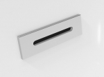 Vonia Besco Varya Black&White, 150 x 75 cm, su chrome sifonu