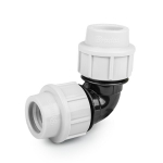 Jungtis alkūnė Bradas PE vamzdžiams 40mm, PN16