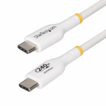 StarTech USB-C Kabelis 2.0 White 3m &ndash; Auk&scaron;tos kokybės USB C į USB C kabelis įkrovimui ir duomenų perdavimui