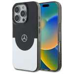&bdquo;Mercedes&ldquo; dvigubo sluoksnio dėklas su &bdquo;MagSafe&ldquo;, skirtas iPhone 16 Pro 6,3 colio juodas/sidabras &ndash; MEHMP16L23HBIGK