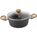Keksinys - LAMART - NATUR LT1245 - Aluminis - 18 cm - Nesvylančios - Į komplektą įeina dangtis