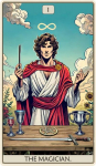 Dėlionė I&scaron; Medžio Tarot: The Magician (250 detalių) Fantasy Puzzles