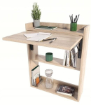 Sieninis stalas, 85x70x20 cm, rudas