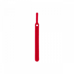 Daugiafunkciniai Velcro tvirtinimo dirželiai Bradas TL, 10 x 100 mm, 10 vnt, red