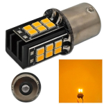 LED lemputė BAU15S 12V CANBUS oranžinė