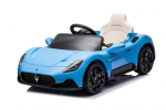 Vienvietis vaiki&scaron;kas elektromobilis MP3 LED Maserati GT Cabrio, mėlynas