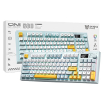 &bdquo;Onikuma G80&ldquo; belaidis klaviatūra su vaivoryk&scaron;tės ap&scaron;vietimu, LCD ekranu ir daugiafunkciniu rankenėle. 94 klavi&scaron;ai su PBT klavi&scaron;ų dangteliais, užtikrinantys tylų spausdinimą. Idealiai tinka biurui, namams ir žaidimams.