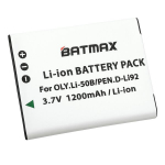 Akumuliatorius D-Li92 pilnai dekoduota baterija X70, WG-1, WG-2 (1200mAh)
