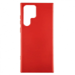 &bdquo;Evelatus&ldquo; &bdquo;Samsung Galaxy S22 Ultra Nano&ldquo; silikoninis dėklas, mink&scaron;tas lietimui, raudonas, TPU