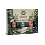 Aromaterapinis eterinių aliejų rinkinys Woodsy Song of India, 3x5 ml