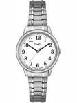 Moteri&scaron;kas laikrodis Timex Easy Reader, sidabrinis, su dėžute