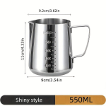 Nerūdijančio plieno kavos ąsotis, 550 ml