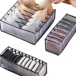 &Scaron;ilkinė drabužių organizavimo dėžutė, Trijų dalių rinkinys