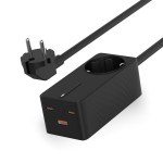 Ultraprakti&scaron;ka įkrovimo daugiafunkcė ki&scaron;tukinė - KSIX smart your tech - 65 W - GaN - Power Delivery - PPS - Daugiafunkcinis x4 - Laidas 1,5 m