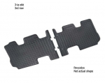 Guminiai kilimėliai OPEL VIVARO 3EIL/ RENAULT TRAFIC/ NISSAN PRIMASTAR 2001-2014