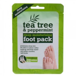Giliai drėkinanti pėdų kaukė-kojinės Xpel Tea Tree & Peppermint