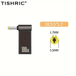 TISHRIC 100W PD Greitas Įkrovimas USB-C į DC Adapteris , DC 5,5 x 1,7
