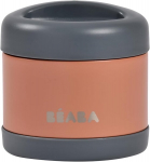 Termo-porcija - BEABA - 500 ml - Inokso - Mineralinė pilka / Terakota