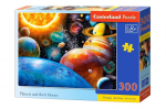 Dėlionė Puzzle Castorland Planets and their Moons, 300 dalių