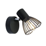 Candellux sieninis &scaron;viestuvas Fly Black
