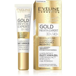 Mažinantis rauk&scaron;lių matomumą paakių ir vokų kremas Eveline Gold Revita Expert 30+/40+, 15 ml
