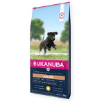 EUKANUBA sausas pa&scaron;aras didelių veislių &scaron;uniukams 12 - 18 mėn. su &scaron;viežia vi&scaron;tiena 15kg