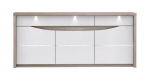 Komoda Saint Tropez STZK232B, pilka/balta