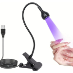 Lankstus 5 W UV LED nagų lempa, žąsies kaklo formos