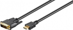 Wentronic HDMI/DVI-D, 1 m