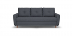 Sofa Bellezza Doro, tamsiai pilka