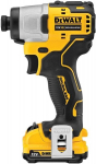 Akumuliatorinis atsuktuvas Dewalt, 12V 163Nm 2x2.0Ah DCF801D2