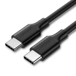 USB-C įkrovimo ir duomenų perdavimo kabelis 3A 1.5m juodas
