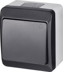 Hermes jungiklis durų skambutis antracitas Ip44