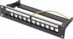 Digitus DN-91420 &ndash; 12 prievadų skydelis dėžutei / spintelei / 10 colių skyrelis juodas (kategorija: RJ12 ir RJ45 jungtys)