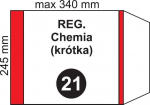 Reguliuojama 245mm folinė sąsiuvinio vir&scaron;elis, chemijos tema