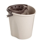 Kibiras su i&scaron;gręžimo grotelėmis Eco, 12 l, pilkas