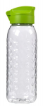 Gertuvė Dots Bottle, 0.45 l, skaidri / žalia