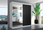 Spinta ADRK Furniture Della 200, balta/juoda