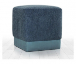 Pufas Borgot, 45x45x45 cm, mėlynas
