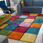 Asir kilimas Renkli Kare 200x290 cm