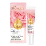 Akių ir lūpų kremas Bielenda Royal Rose Elixir pakeliantis, nuo rauk&scaron;lių, drėkinamasis