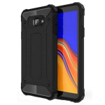 Sustiprintos apsaugos dėklas - juodas (Galaxy J4+)