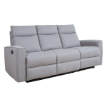 Sofa-reglaineris Evelekt, 204x93x102cm, pilka