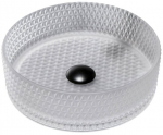 Stiklinis praustuvas Mexen Aura, Transparent matt