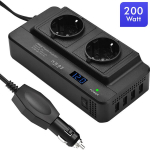 Automobilinis įtampos keitiklis Magicso, 200 W, inverteris
