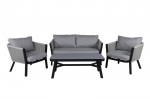 Sodo baldų komplektas &bdquo;Virya&ldquo; sofa, stalas ir 2 kėdės