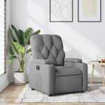 Atlo&scaron;iamas krėslas, &scaron;viesiai pilkos spalvos, audinys